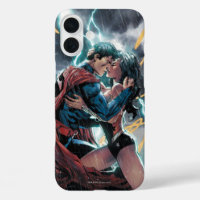 Obra promocional de superman/maravilla