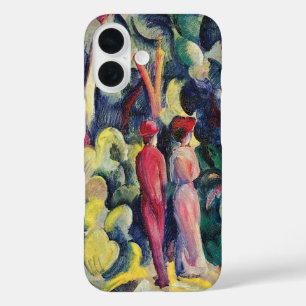 title_seo2 Pareja en la pista forestal por August Macke