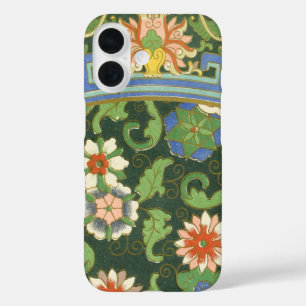 title_seo2 Patrón Antiguo Cloisonné Chino: Verde Jade