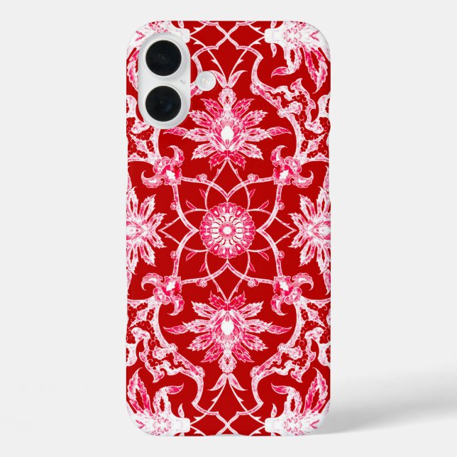 title_seo2 Patrón chino de Art Nouveau - rojo profundo (Reverso )