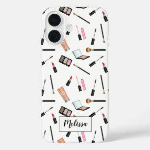 title_seo2 Patrón De Cosas De Maquillaje Cuidadoso Con Nombre
