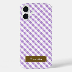 title_seo2 Patrón de Gingham de Cute Pastel Violet