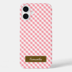 title_seo2 Patrón de Gingham rosa de Pastel Cute