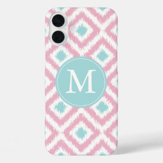 title_seo2 Patrón de Ikat de diamante rosa monogramado