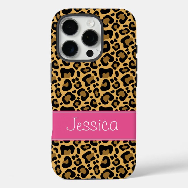 title_seo2 Patrón de impresión de leopardo rosa personalizado (Reverso )