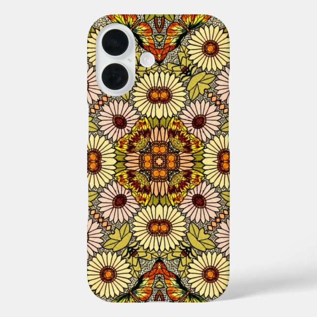 title_seo2 Patrón de mariposas de flores de Ilustracion vinta (Reverso )