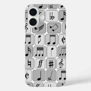 title_seo2 Patrón de notas de música geométrica monocromática