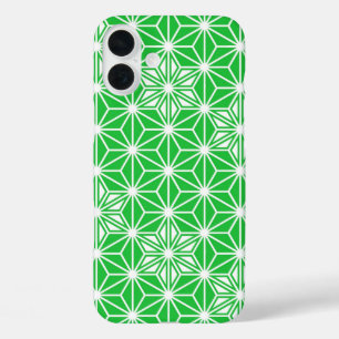 title_seo2 Patrón japonés Asanoha - verde jade