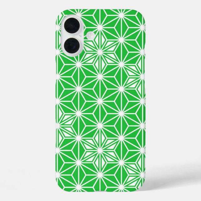title_seo2 Patrón japonés de Asanoha - verde jade (Reverso )