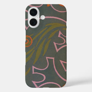title_seo2 Patrón Retro Art Déco Jazz Rosa Naranja Gris Línea