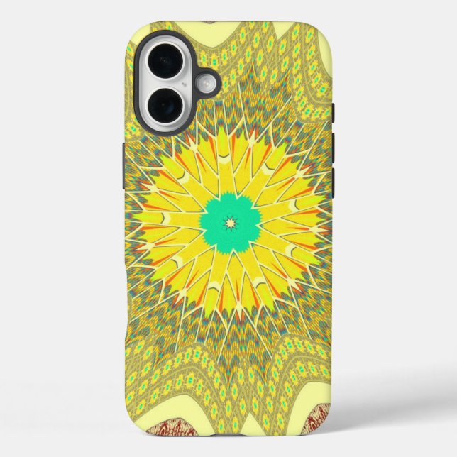 title_seo2 Patrón tribal étnico africano amarillo dorado (Reverso )