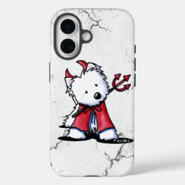 title_seo2 Pequeño Devil Westie Dog iPhone 5 Funda-Funda