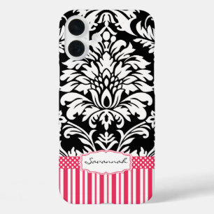 title_seo2 Personalisierter Vintager rosa Damast-Liebe-Vogel
