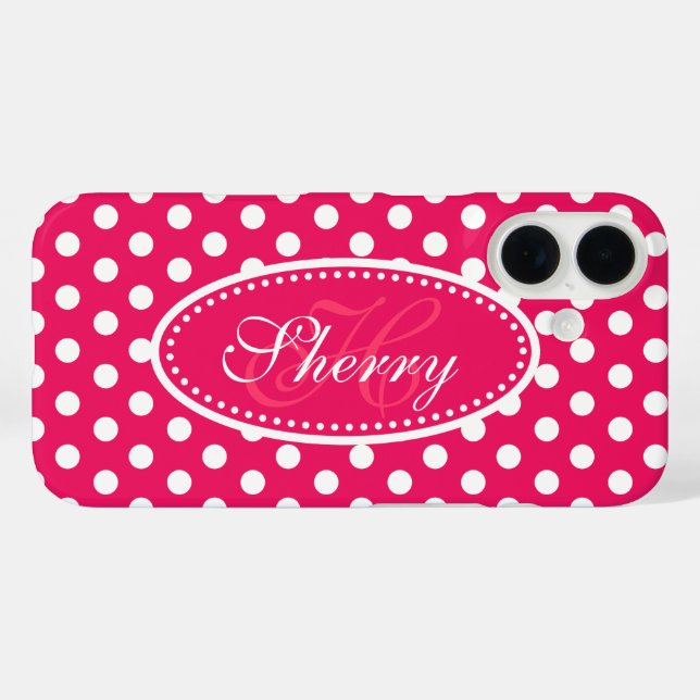 title_seo2 Personalizado de puntos polka blanco rosado (Reverso (Horizontal))