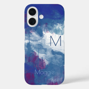 title_seo2 pintura azulada, azul de la acuarela. con el