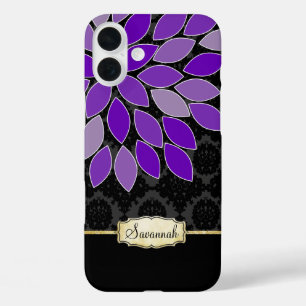 title_seo2 Resumen Art Moderno Floral Morado Oro Negro