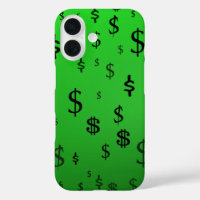 Rótulo del dólar verde