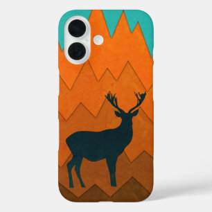 title_seo2 Silhouette Deer Stag otoño otoño otoño colorido Re