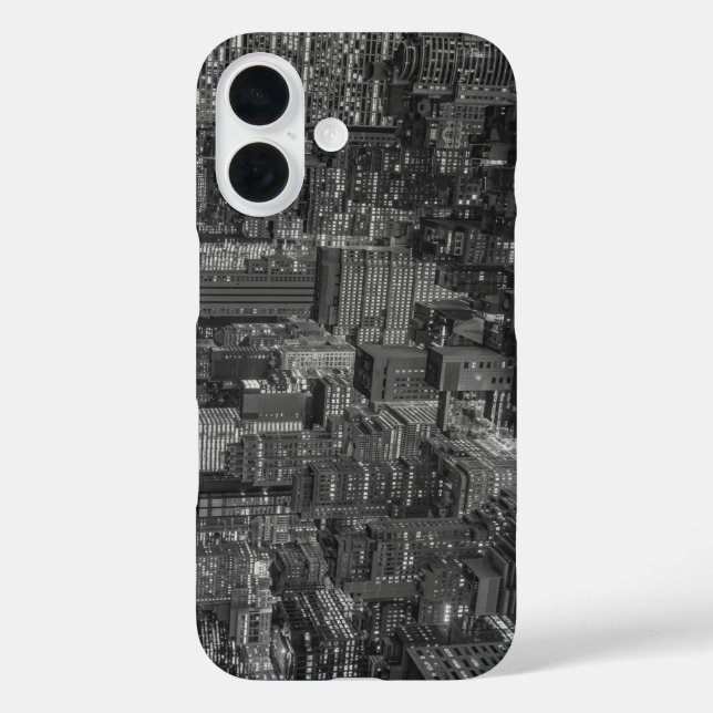 title_seo2 Skyline Black White Red New York City (Reverso )