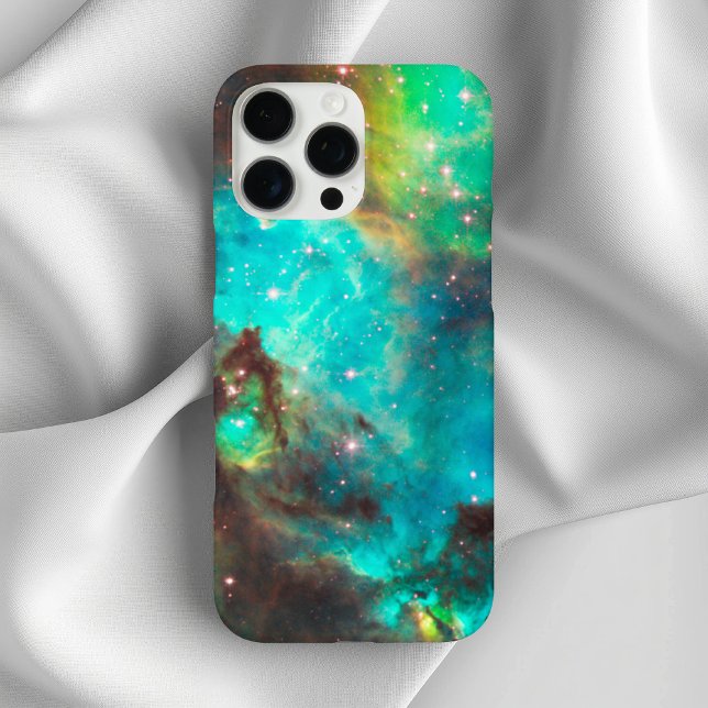 title_seo2 Star Cluster NGC 2074 Fotografía del espacio turqu (Star Cluster NGC 2074 Turquoise Space Photo Case-Mate iPhone Case)