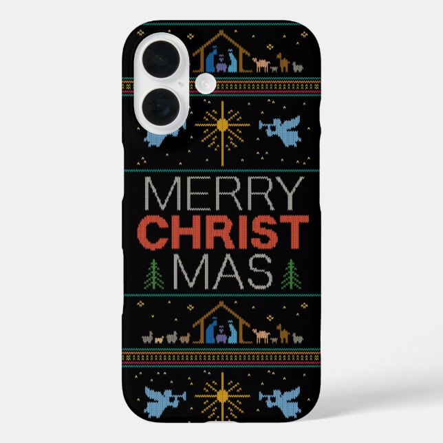 title_seo2 Suéter navideño feo elegante - religioso (Reverso )