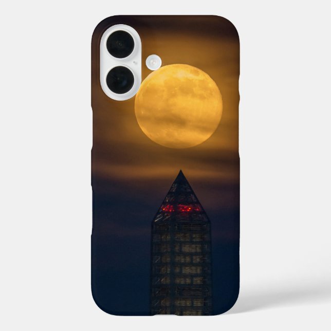 title_seo2 Supermoon sobre el Monumento a Washington (Reverso )