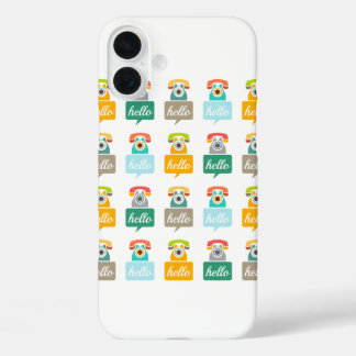 title_seo2 Teléfono Mint Naranja Aqua Tan Retro Hola