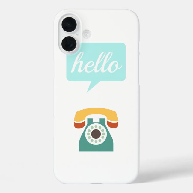 title_seo2 Teléfono Mint Naranja Aqua Tan Retro Hola (Reverso )