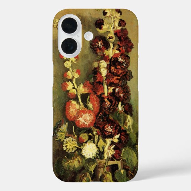 title_seo2 Vase con Hollyhocks por Vincent van Gogh (Reverso )