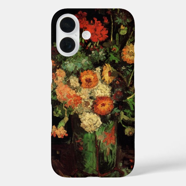 title_seo2 Vase con Zinnias y Geranios, Vincent van Gogh (Reverso )
