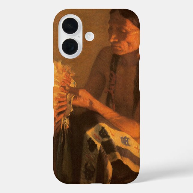 title_seo2 Viejo War Bonnet de Joseph Henry Sharp (Reverso )