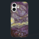 title_seo2 Vincent van Gogh - Noche Starry<br><div class="desc">Noche estrellada (1889) de Vincent van Gogh es una pintura vintage de la naturaleza del paisaje artístico de arte fino. Vista de una ciudad en un valle por la noche con nubes girando, las estrellas brillando y una hermosa luna dorada de media luna amarilla. Se pintó durante el día desde...</div>
