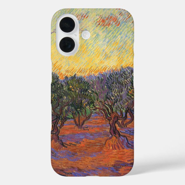 title_seo2 Vincent van Gogh - Olive Grove, Naranja Sky (Reverso )