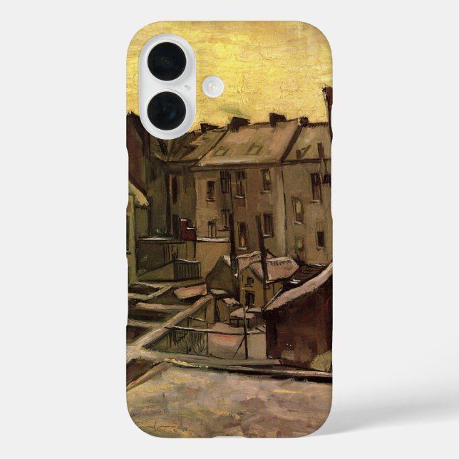 title_seo2 Vincent van Gogh, patios traseros de Casas Antigua (Reverso )
