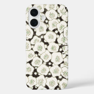 title_seo2 Vintage 1902 Japonés Floral: Flor Blanca Negra