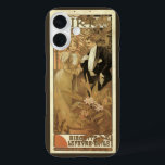 title_seo2 Vintage Art Nouveau Flirt Biscuits, Alphonse Mucha<br><div class="desc">Diseño de poster publicitario de ilustracion vintage francés Art Nouveau para Flirt Biscuits de Alphons Mucha. c. 1899. Este diseño de anuncios de amor y romance presenta a una pareja recién casada que coquetea con novios. La mujer está en un elegante vestido de boda victoriano y el hombre está en...</div>