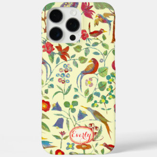 title_seo2 Vintage Floral Cute Bird Tree Funky Pattern