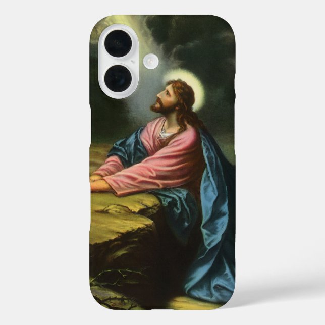 title_seo2 Vintage Jesucristo Rezando, Jardín del Getsemaní (Reverso )