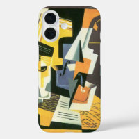 Violín y vidrio de Juan Gris, cubismo vintage