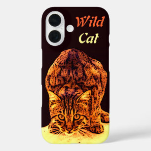 title_seo2 WILD CAT KITTEN Yellow Brown