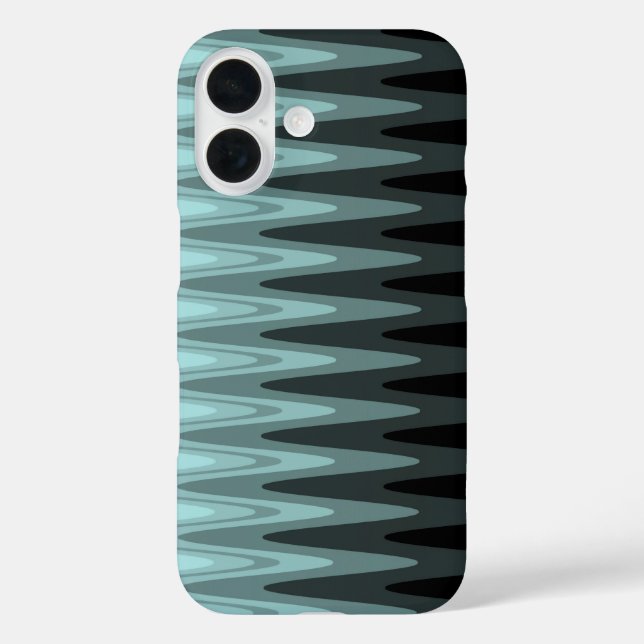 title_seo2 Zig Zag Black Verde azulada Grey Pattern (Reverso )
