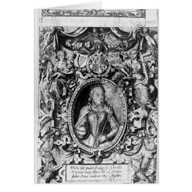 Titlepage de Bible del obispo, pub. en 1568 (Frente)