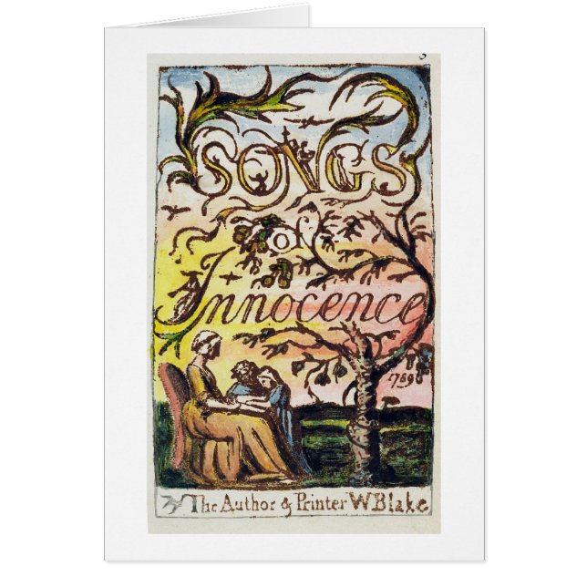 Titlepage de 'canciones de la inocencia y de (Frente)
