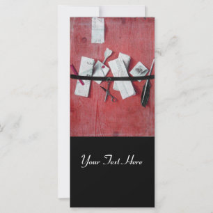 TITULAR DE LA CARTA EN EL MONOGRAMA DE MADERA blan