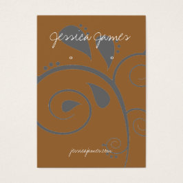 Titular de la remuneración - Marrón de la tarjeta 