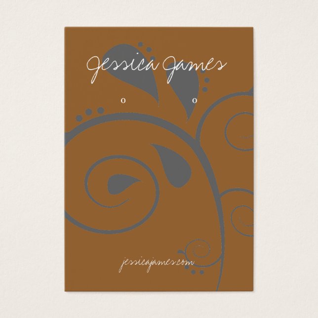 Titular de la remuneración - Marrón de la tarjeta  (Frente)