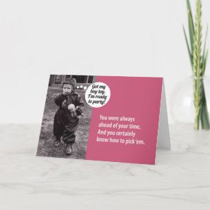 Titular de la tarjeta de regalo de cumpleaños de l