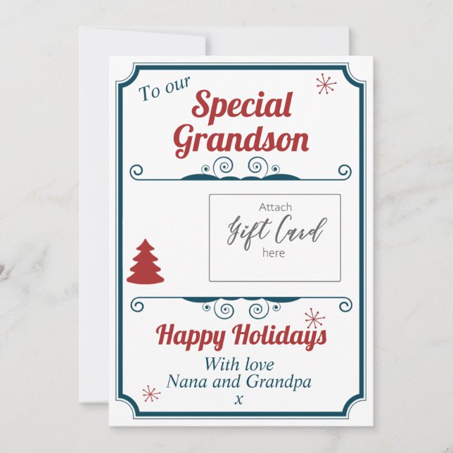 Titular de la tarjeta de regalo de vacaciones Navi (Anverso)