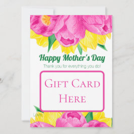 Titular de la tarjeta de regalo del Día de la Madr