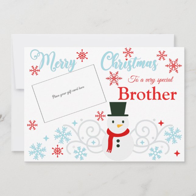 Titular de la tarjeta de regalo del Hermano de Nie (Anverso)